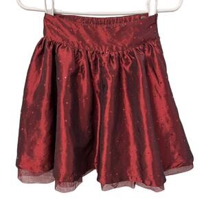 TCP Red Holiday Party Skirt Girls sz 6 Fancy Formal Christmas Valentines Day